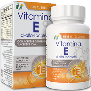 VITAMINA E FRASCO 30 SOFTGELS 1,200 MG C/U