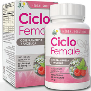 CICLO FEMALE FRASCO 60 CAPS 500 MG C/U