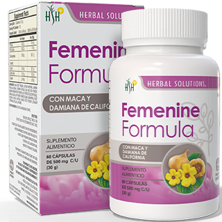 FEMENINE FORMULA FRASCO 60 CAPS 500 MG C/U