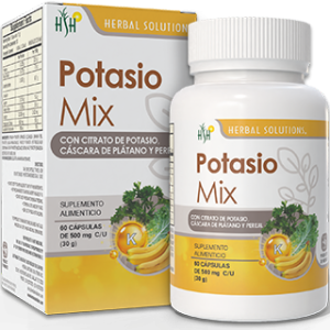 POTASIO MIX FRASCO 60 CAPS 500 MG C/U