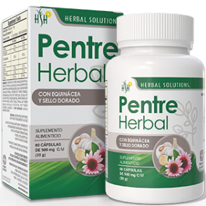 PENTRE HERBAL FRASCO 60 CAPS 500 MG C/U