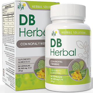 DB HERBAL FRASCO 60 CAPS 500 MG C/U