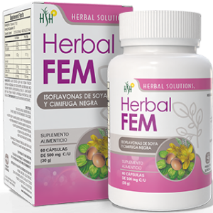 HERBAL FEM FRASCO 60 CAPS 500 MG C/U