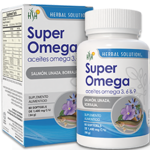 SUPER OMEGA 3, 6 Y 9 FRASCO 60 SOFTGELS 1,400 MG C/U