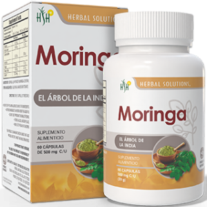 MORINGA FRASCO 60 CAPS 500 MG C/U