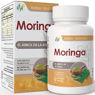 MORINGA FRASCO 60 CAPS 500 MG C/U