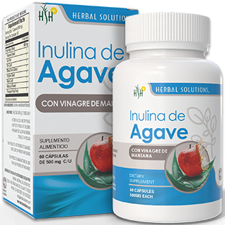 INULINA DE AGAVE FRASCO 60 CAPS 500 MG C/U