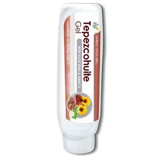GEL DE TEPEZCOHUITE, CON ÁRNICA Y MANZANILLA FRASCO 150 G