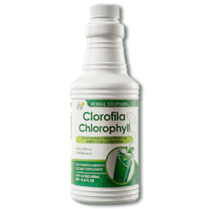 CLOROFILA LÍQUIDA CON NOPAL Y SÁBILA FRASCO 500 ML