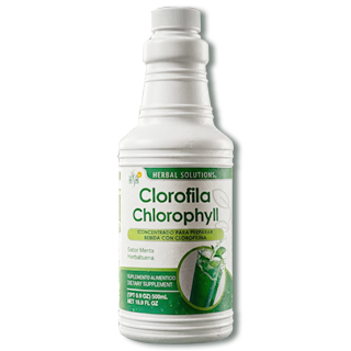 CLOROFILA LÍQUIDA CON NOPAL Y SÁBILA FRASCO 500 ML