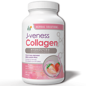 J-VENESS COLÁGENO HDO. FRASCO 200 G SABOR FRESA
