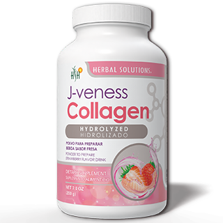 J-VENESS COLÁGENO HDO. FRASCO 200 G SABOR FRESA