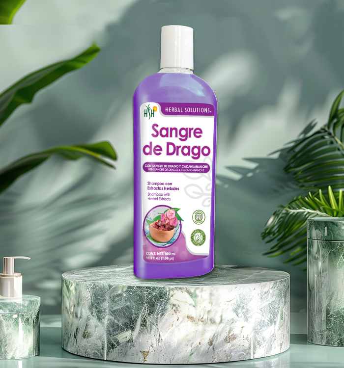 SHAMPOO C/EXT DE CACAHUANANCHE Y SANGRE DE DRAGO FRASCO 500 ML - Image 2