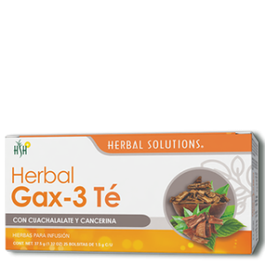 TÉ HERBAL GAX-3 (25 SOBRES 1.5G C/U) 37.5G