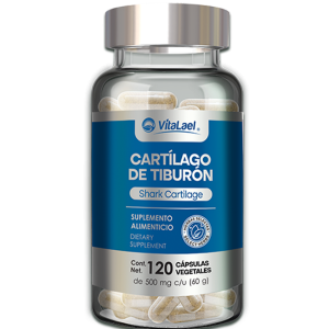 CARTÍLAGO DE TIBURÓN FCO 120 CAP VEG