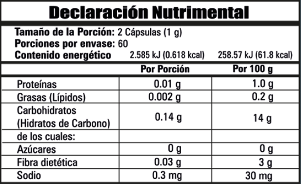 ZARZAPARRILLA FCO 120 CAP VEG - Image 3