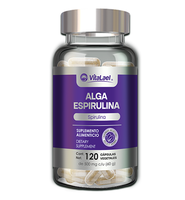 ALGA ESPIRULINA FCO 120 CAP VEG