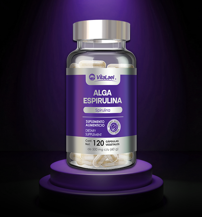 ALGA ESPIRULINA FCO 120 CAP VEG - Image 2
