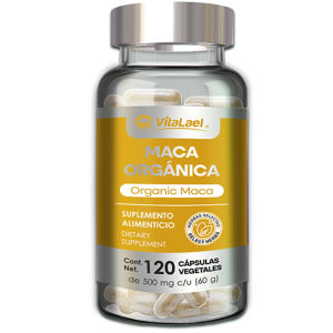 MACA ORGÁNICA FCO 120 CAP VEG