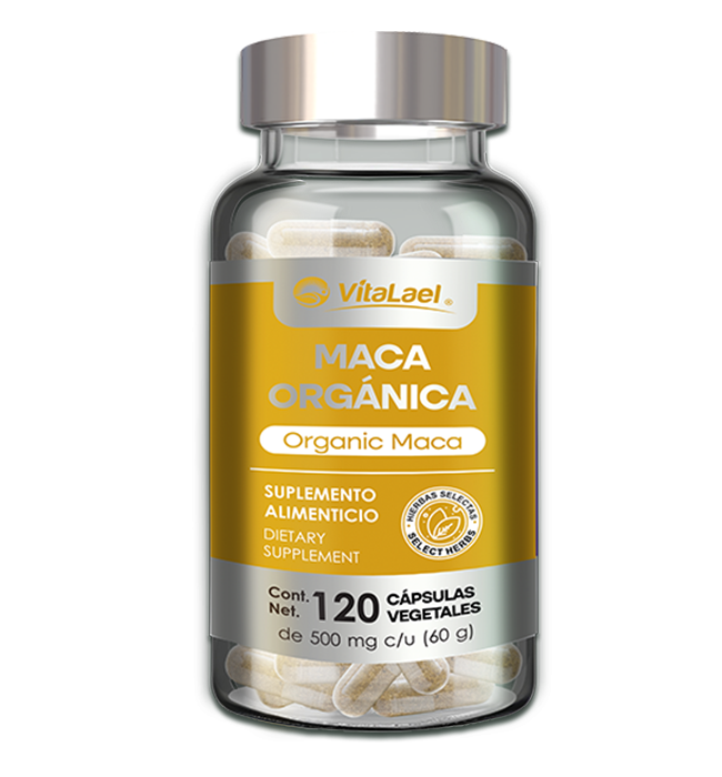 MACA ORGÁNICA FCO 120 CAP VEG