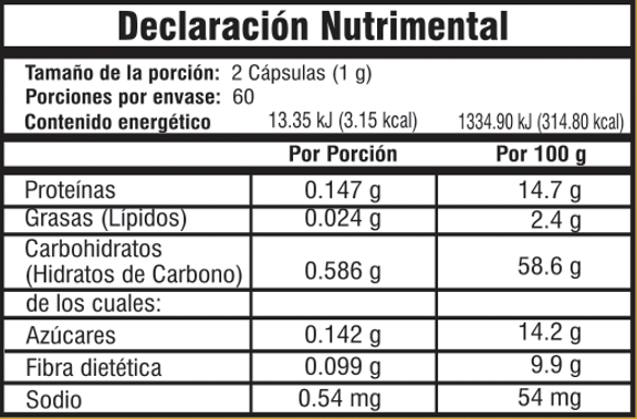 MACA ORGÁNICA FCO 120 CAP VEG - Image 3