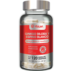 GINKGO BILOBA Y ESPINO BCO FCO 120 CAP VEG