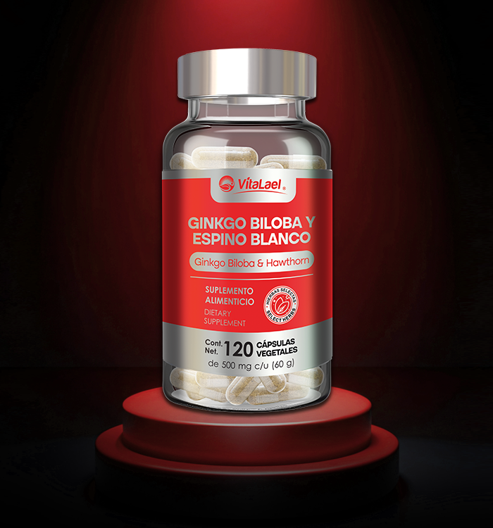 GINKGO BILOBA Y ESPINO BCO FCO 120 CAP VEG - Image 2